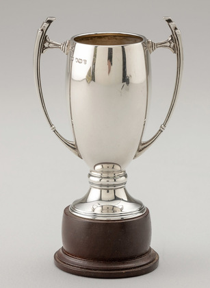 Transvaal Scottish Regiment Sterling Silver Art Deco Trophy - Mappin & Webb
